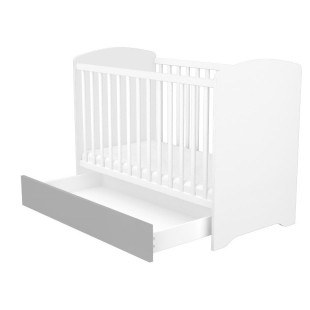 Ágy Erik 70x140 átalakítható ezüst-fehér