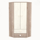 Sarokszekrény Viki 2 ajtós 2 fiókos krém-fűz