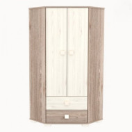 Sarokszekrény Viki 2 ajtós 2 fiókos krém-fűz