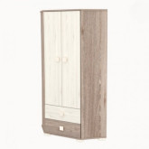 Sarokszekrény Viki 2 ajtós 2 fiókos krém-fűz