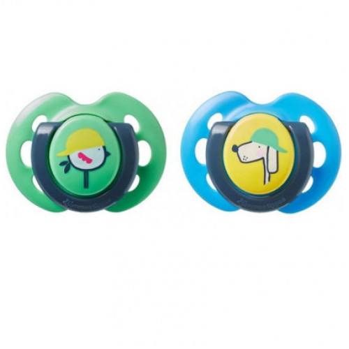 Tommee tippee cumi fun style 0-6 kék-zöld