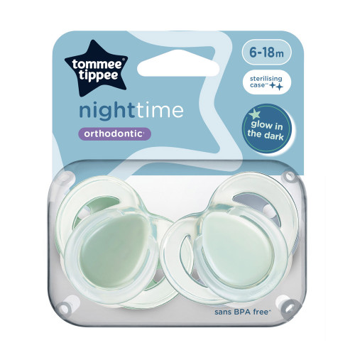 Tommee Tippee cumi Night Time 6-18 menta