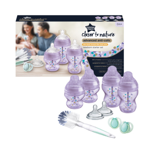 Tommee Tippee Advanced anti-colic cumisüveg szett - Lila