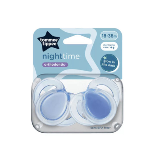 Tommee Tippee cumi Night Time 18-36 hó - Kék