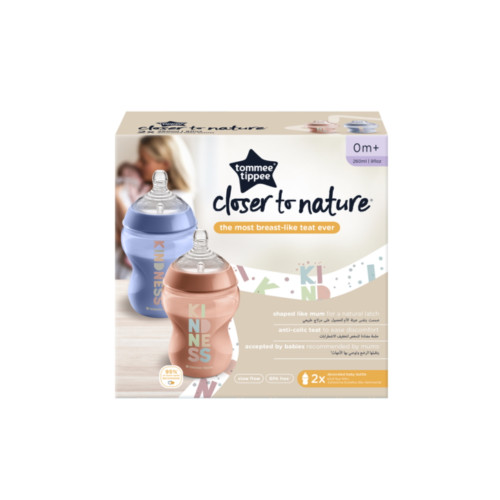 Tommee Tippee cumisüveg 260 duo - Terrakotta-kék