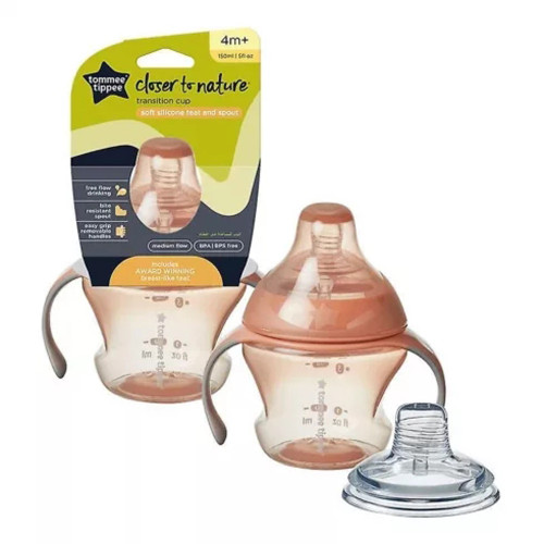 Tommee Tippee itatópohár 150 ml - Nature Transition rózsa