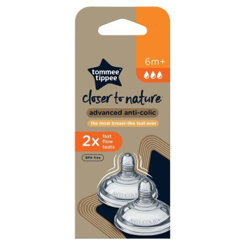 Tommee tippee advanced anti-colic etetőcumi gyors folyású