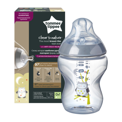 Tommee Tippee cumisüveg 260 bagoly