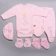 Baby safari hazahozós szett - zsiráf