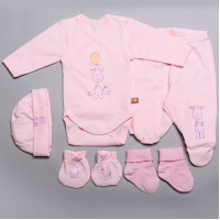 Baby safari hazahozós szett - zsiráf