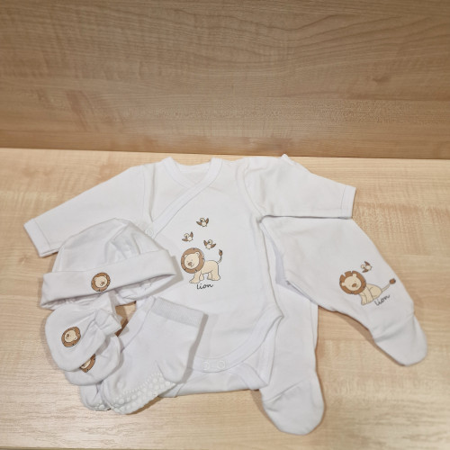 Baby safari hazahozós szett - oroszlán