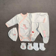 Baby safari hazahozós szett  lány 50-56