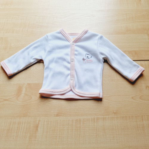 Teddy kocsikabát fehér-rózsa 50-56