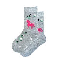 Topp zokni szürke lovacska