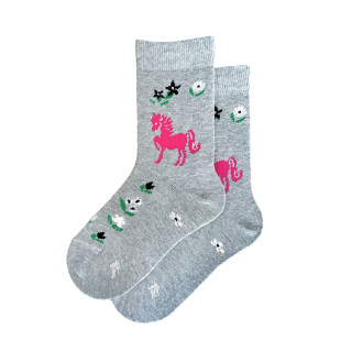 Topp zokni szürke lovacska