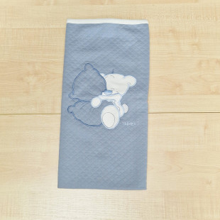 Trimex pamut takaró acélszürke - Maci párnával