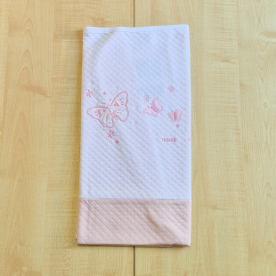 Trimex pamut takaró fehér-rózsaszín - Pillangó