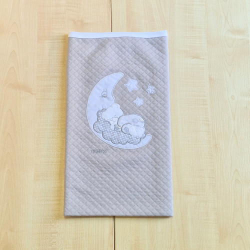 Trimex pamut takaró szürke - Holdon alvó maci