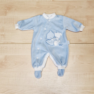 Trimex rugdalózó plüss - kék maci párnával 44