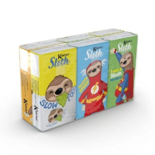 Papírzsebkendő 6x9 - Lajhár