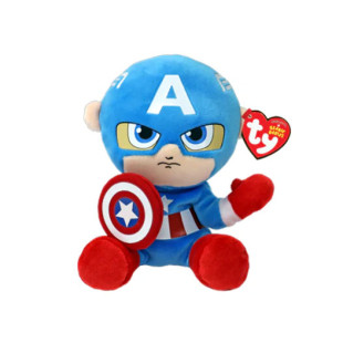 Ty Beanie Babies plüss figura - Captain America 15 cm