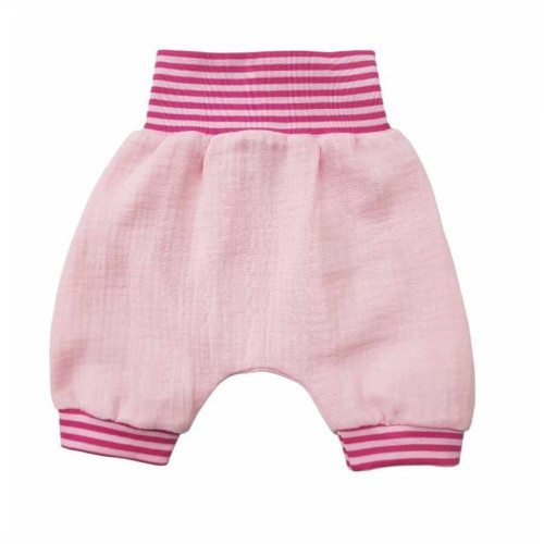 Dupla géz pocaknadrág - Rózsaszín 74-80