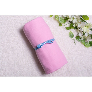 Dupla géz takaró 100 x 130 - Rózsaszín