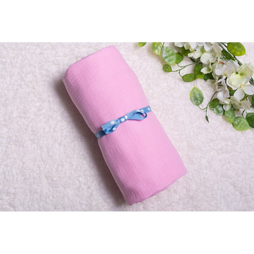 Dupla géz takaró 100 x 130 - Rózsaszín