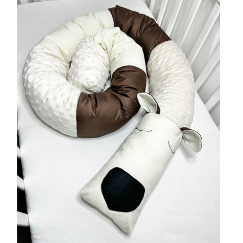 Hengerpárna kutyus - barna