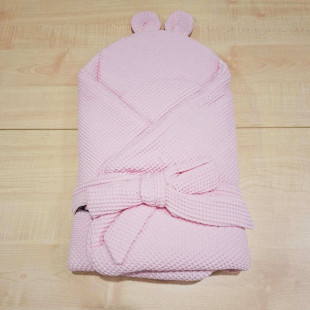 Kókuszpólya - Rózsaszín waffle