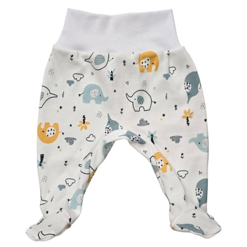 Lábfejes pocaknadrág - Elefánt 56