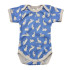 Rövid ujjú body - Kék nyuszik