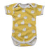 Rövid ujjú body - Sárga nyuszik
