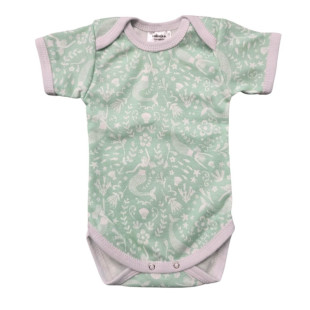 Rövid ujjú body - Zöld sellők