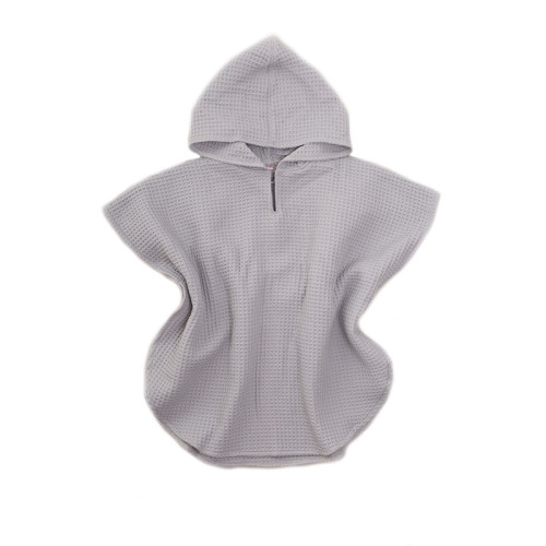 Waffle poncsó - Szürke