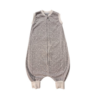 Tipegő hálózsák 2 rétegű pamut - szürke dínók