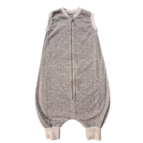 Tipegő hálózsák 1 rétegű pamut - szürke dínók