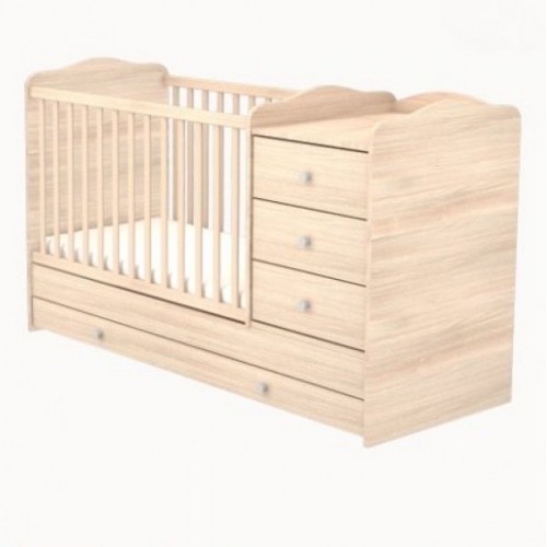 Ágy Niki 3 fiókos kombinált borostyán