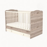 Ágy Viki 70x140 átalakítható krém-fűz