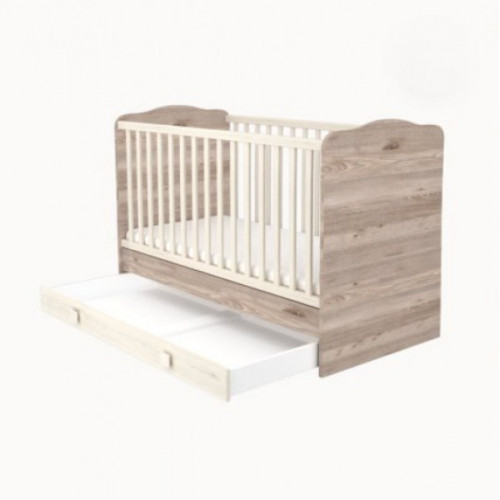 Ágy Viki 70x140 átalakítható krém-fűz