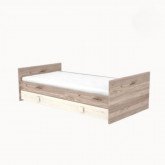 Ágy Viki 70x140 átalakítható krém-fűz