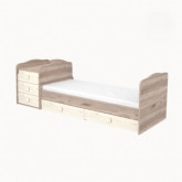 Ágy Viki maxi-kombi 5 fiókos krém-fűz