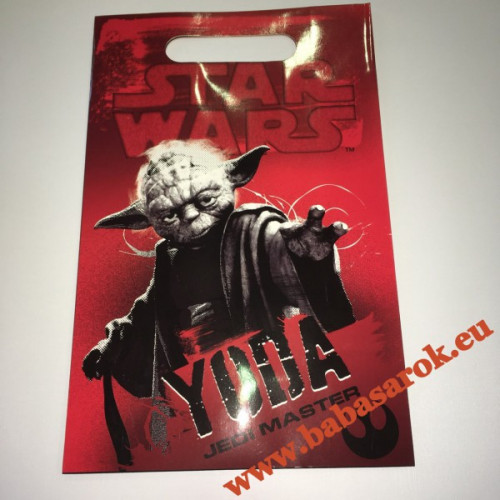 Ajándéktasak disney 25 x 39 x 11 cm yoda piros