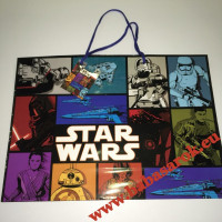 Ajándéktasak disney 38,1 x 27,3 x 10,2 cm star wars fekete