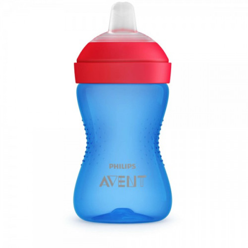 Avent itatópohár puha csőrös - kék