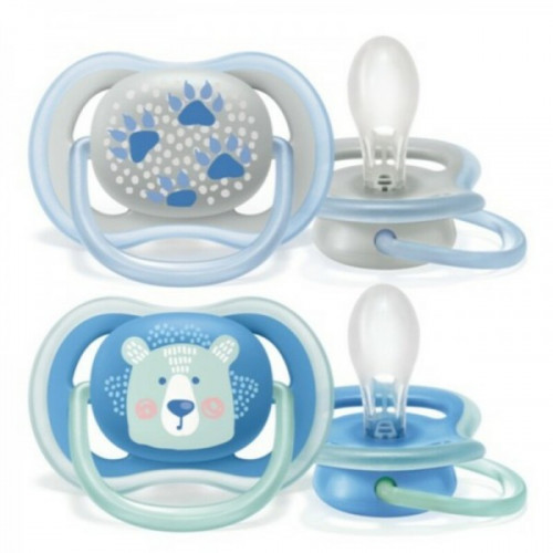 Avent játszócumi ultra air 6-18 2 db - fiú pasztell