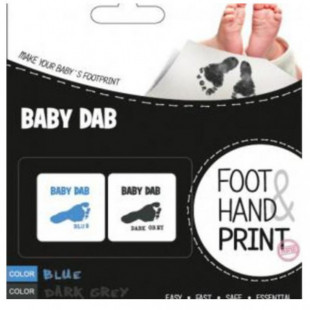 Baby dab lenyomat készítő kék-szürke