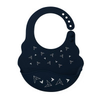 Baby ono előke puha szilikon 829-07 sötétkék