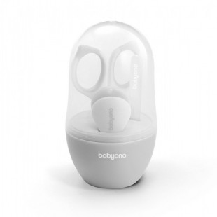 Baby ono manikűr készlet tokban - szürke