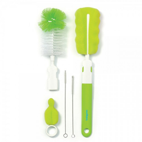 Baby Ono üveg- és cumimosó kefe szett - Zöld